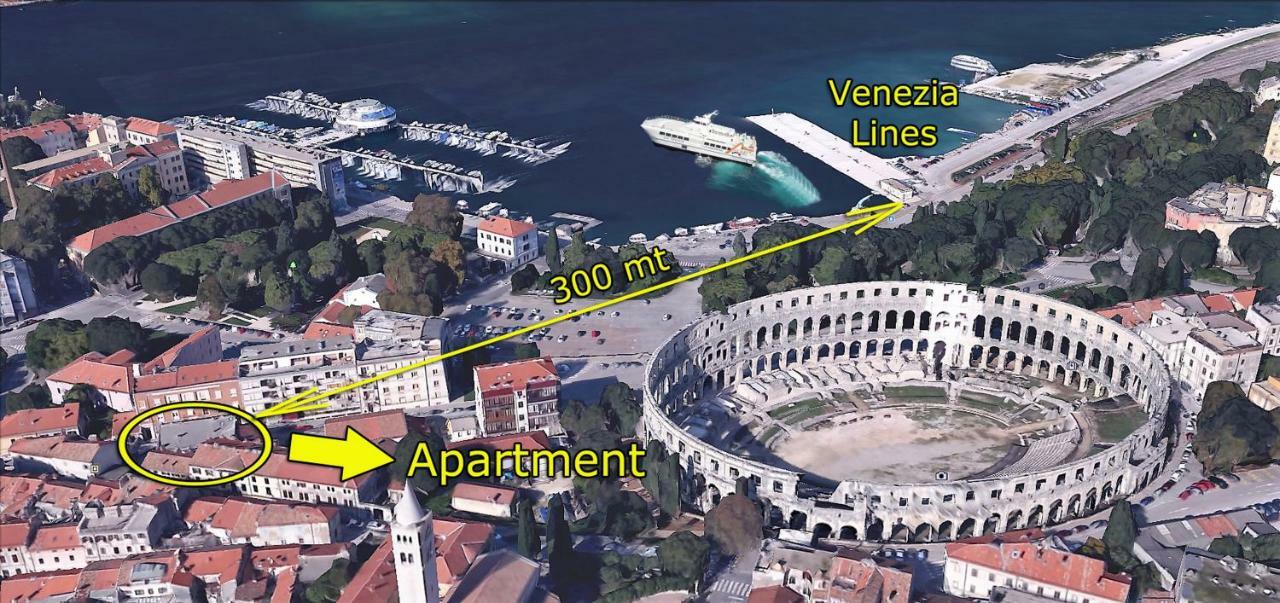 Arena Design Apartments With Free Private Parking And With A Terrace プーラ エクステリア 写真